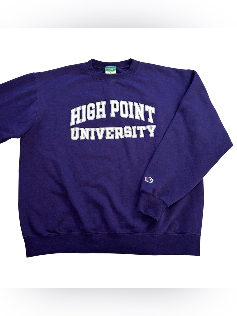 Champion High Point Panthers Men’s Crewneck Sweatshirt Pullover HPU Purple sz L